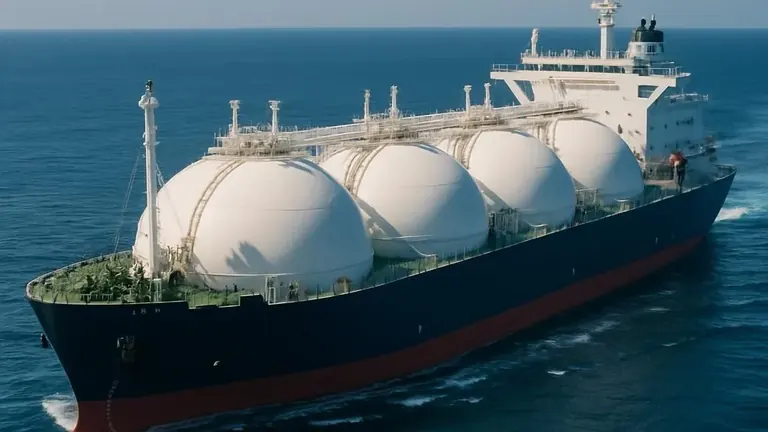 LNG carrier at sea